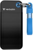 VERBATIM Pocket SSD 256GB black/blue - External Hard Drive