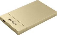 VERBATIM externe Box für 2,5" HDD SATA, USB-C/USB 3.1. Gen2, golden - Externes Festplattengehäuse