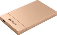 VERBATIM externe Box für 2,5" HDD SATA, USB-C/USB 3.1. Gen2, roségold - Externes Festplattengehäuse