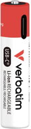 VERBATIM USB-C Li-Ion Micro AAA, 1.5 V, 500 mAh, 4 ks - Rechargeable Battery