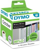 Dymo LabelWriter štítky 190 × 59 mm, 110 ks - Papierové štítky