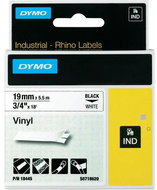 DYMO vinyl tape Rhino D1 19 mm × 5.5 m, black on white - TZ Tape 
