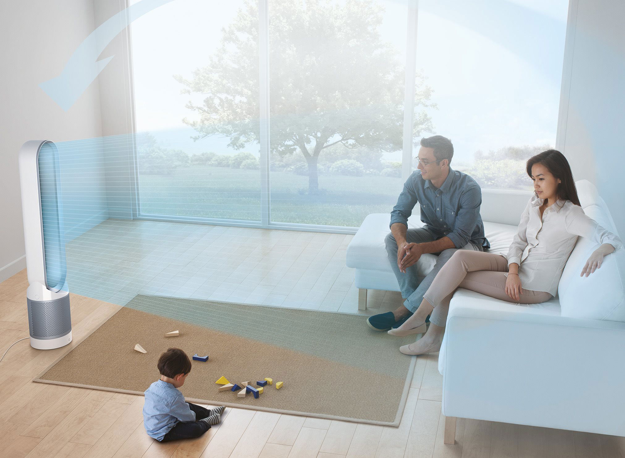 Dyson pure cool me room coverage discount