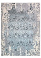 Dywany Łuszczów Kusový koberec Core W3824 Ornament Vintage cream / grey and blue 120 × 170 - Koberec