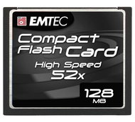 EMTEC Compact Flash 128MB High Speed 52x - Memory Card