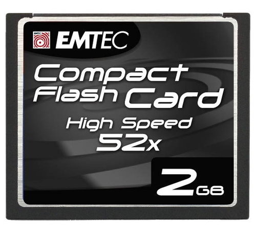 EMTEC Compact Flash 2GB High Speed 52x - Memory Card - Main image