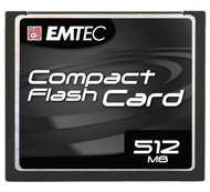 EMTEC Compact Flash 512MB High Speed 80x - Memory Card