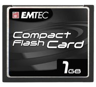 EMTEC Compact Flash 1GB 80x - Memory Card