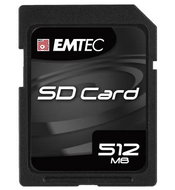 EMTEC Secure Digital 512MB High Speed 50x - Memory Card