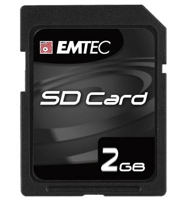 EMTEC Secure Digital 2GB High Speed 50x - Memory Card - Main image