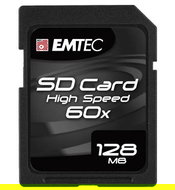 EMTEC Secure Digital 128MB High Speed 60x - Memory Card