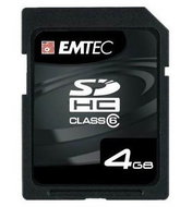 EMTEC Secure Digital 4GB SDHC Class 6 - Memory Card