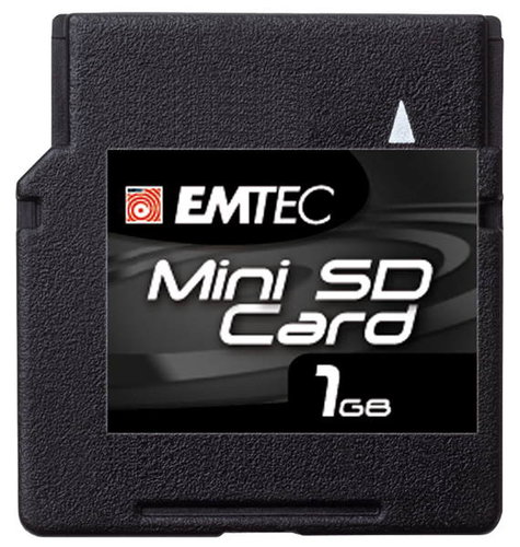 EMTEC Mini Secure Digital 1GB - Memory Card - Main image