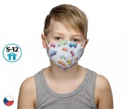 10× Český respirátor FFP2 pro děti - Auta - Respirátor