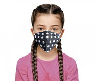 10× Český respirátor FFP2 pro děti - Puntíky - Respirátor