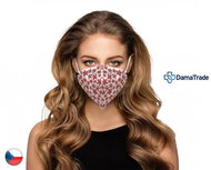 10× Český respirátor FFP2 - Červené kytky - Respirátor