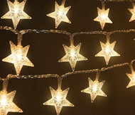 X-Site LED světelný řetěz hvězda XX007 5 m bílý - Světelný řetěz