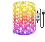 X-Site LED světelný RGB řetěz TXD-013App 5 m s DO - Světelný řetěz