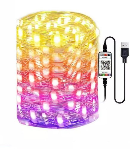 X-Site LED světelný RGB řetěz TXD-014App 5 m - Světelný řetěz - Main image