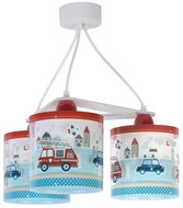 Dalber D-60614 - Children's Chandelier POLICE 3xE27/60W/230V - Chandelier
