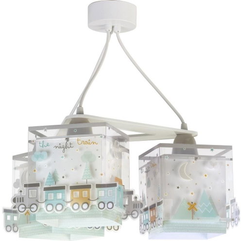 Dalber D-63534 - Children's Chandelier TRAIN 3xE27/60W/230V - Chandelier - Main image