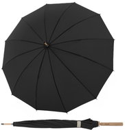 Doppler Nature Long Bamboo Simply Black - Umbrella