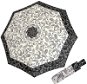 Umbrella Doppler Fiber Magic Black&White Paisley - Deštník