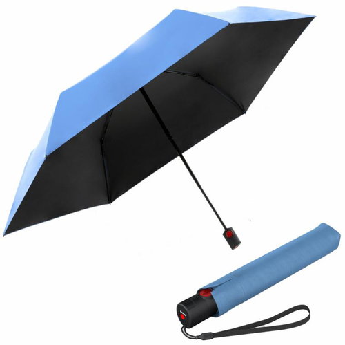 Knirps U.200 Blue with Black - Umbrella - Main image