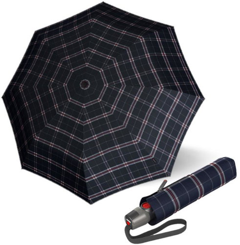 Knirps T.200 Check Navy - Umbrella - Main image