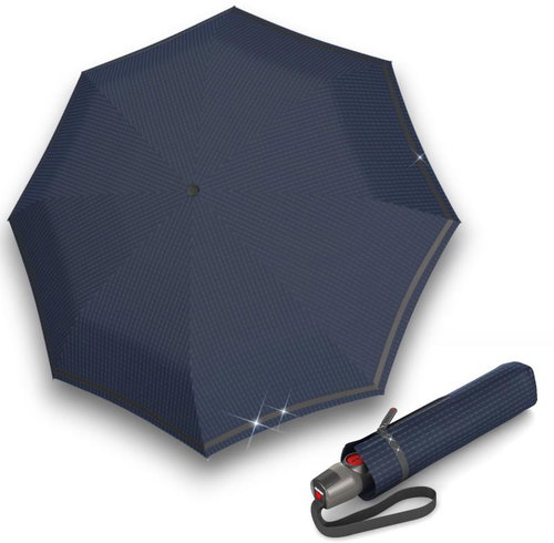 Knirps T.200 Reflective Rain Navy - Umbrella - Main image