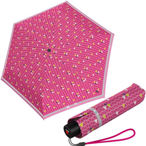 Knirps Rookie Triple Pink Reflective - Umbrella - Main image