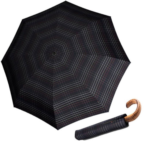 Knirps S.570 Large Check Black - Umbrella - Main image