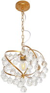 Crystal Chandelier on Chain VIOLETA 1xE27/60W/230V - Chandelier