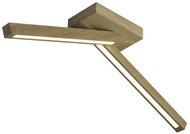 LED Surface-mounted Chandelier LINUS 2xLED/4,5W/230V Matt Oak - Chandelier