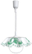 Chandelier on a Retractable Cord AKRYL FA 1xE27/60W Dish-shape Green - Chandelier