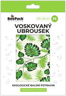 BEEPACK Waxed napkin Leaves Monster, M - Waxed Napkin