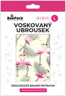 BEEPACK Waxed napkin Flamingos, M - Waxed Napkin
