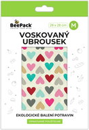 BEEPACK Waxed napkin Heart, M - Waxed Napkin