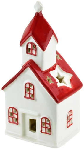 Dommio Kostelík s LED osvětlením 17,5 cm - Christmas Decoration - Main image