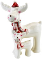 DOMMIO Christmas decoration - big reindeer with reindeer, 17 cm - Christmas Decoration