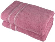 Dommio Towel Stripe pink 70×140 cm - Towel