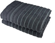 Dommio Towel Stripes grey 70×140 cm - Towel