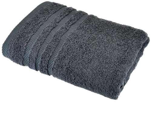 Dommio Towel Market 50×90 cm dark grey - Towel - Main image