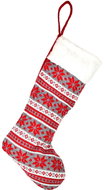 DOMMIO Christmas decoration - knitted stocking for carol, 45 × 11 cm - Christmas Decoration