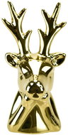 DOMMIO Christmas decoration - ceramic reindeer gold, 13,5 cm - Christmas Decoration