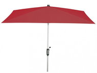KNIRPS Automatic 260 × 165 cm - garden parasol burgundy - Sun Umbrella