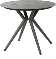 DOPPLER Stôl záhradný, kruhový SIT GREY, 90 cm - Záhradný stôl