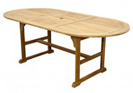 DOPPLER Garden table, folding TORINO 150/200 × 100 × 74 cm - Garden Table