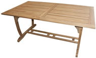 DOPPLER Stůl zahradní, rozkládací TECTONA 180/240 × 100 cm - Zahradní stůl