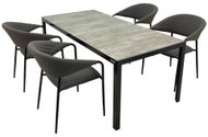 DOPPLER Garden furniture set BERGAMO MELIA LIKATEX 4+1 - Garden Furniture